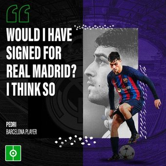 Pedri, on his possible signing for Real Madrid, 05/11/2022