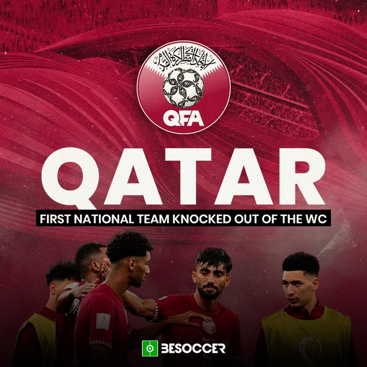 Qatar First national team knocked out of the WC