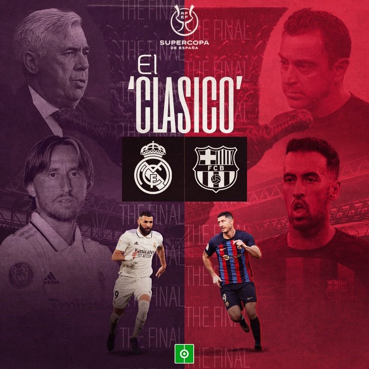 El Clasico The final Supercopa de España