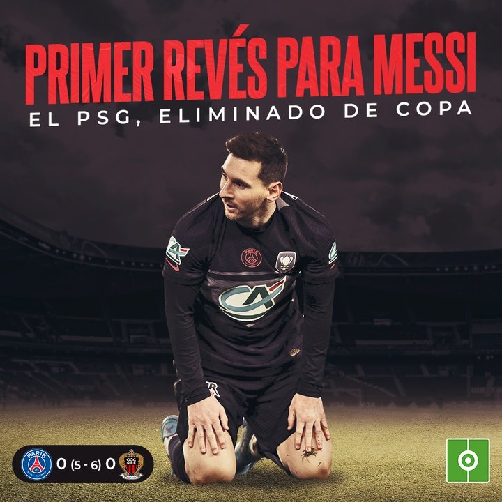 PSG, eliminado de copa