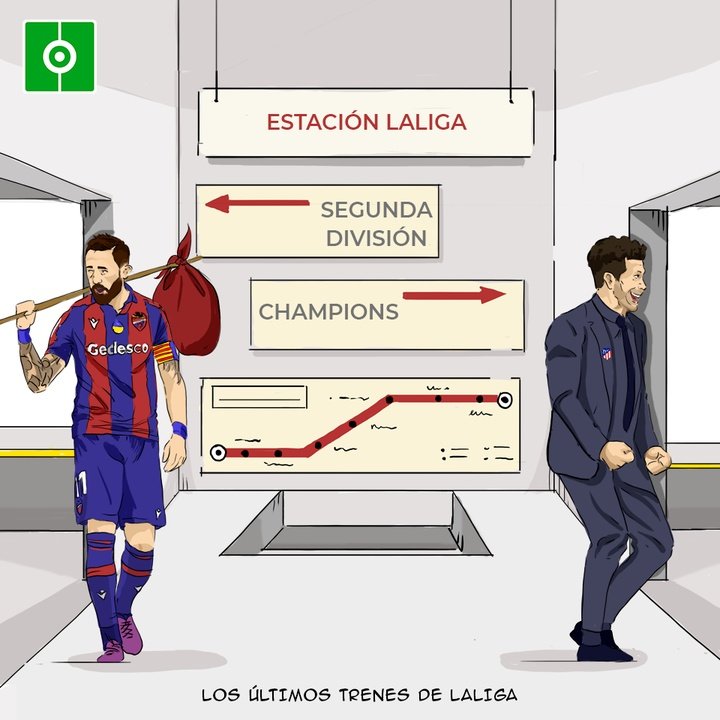 Jornada cómic 36 los últimos trenes de LaLiga