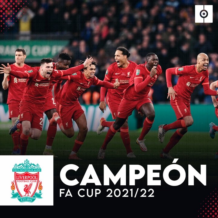 Liverpool, campeón de la FA Cup