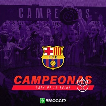 El Barcelona, ganador de la Copa de la Reina, 29/05/2022