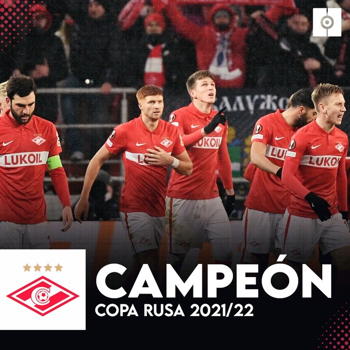 Spartak de Moscú campeón Copa Rusa