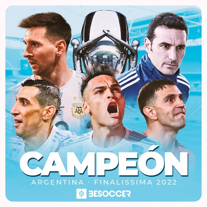Argentina, campeón de la finalissima 2022