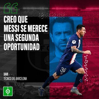 Xavi, sobre la posible vuelta de Messi al Barça, 30/07/2022