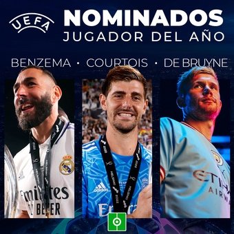 Nominados a Jugador del Año de la UEFA 2021-22, 12/08/2022