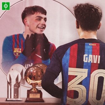 Gavi y Pedri ganaron el Golden Boy y el Premio Kopa, 21/10/2022