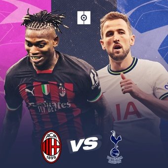 Enfrentamiento Milan-Tottenham UCL 22-23, 07/11/2022