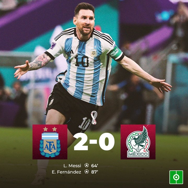 Resultado Argentina México