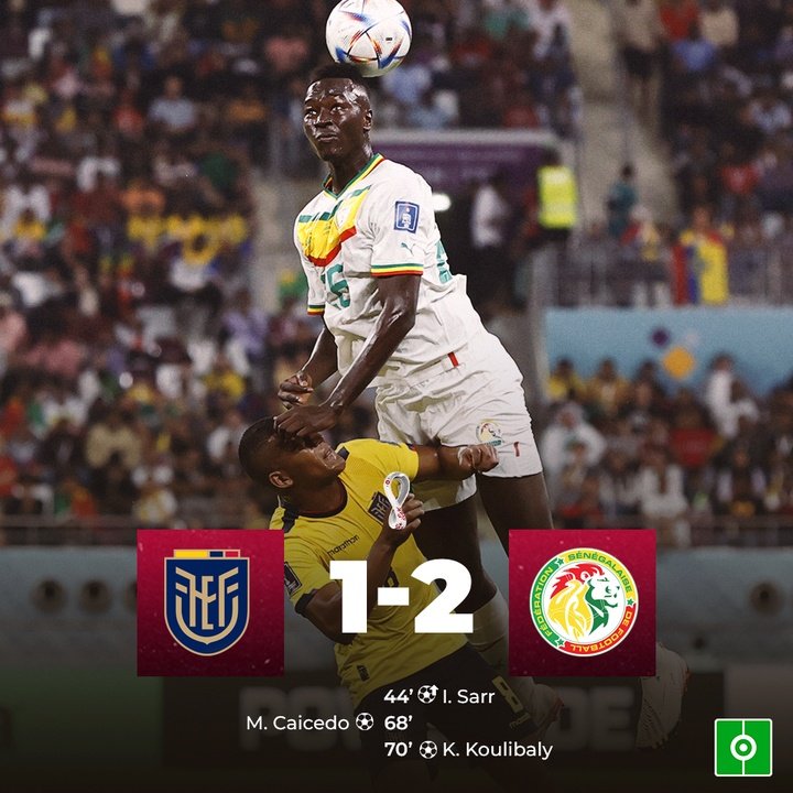 Resultado Ecuador - Senegal Mundial 2022