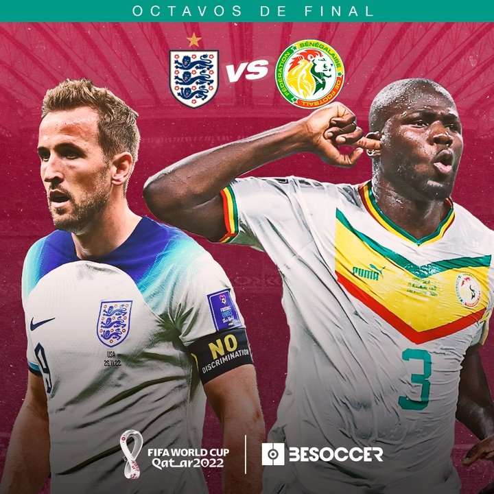 Previa Inglaterra-Senegal Mundial 2022