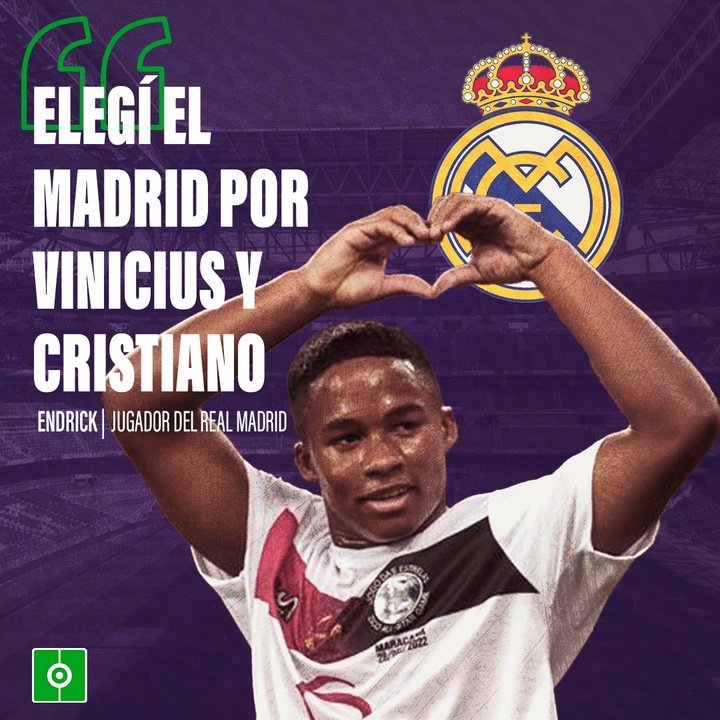 Endrick sobre su fichaje en el Madrid