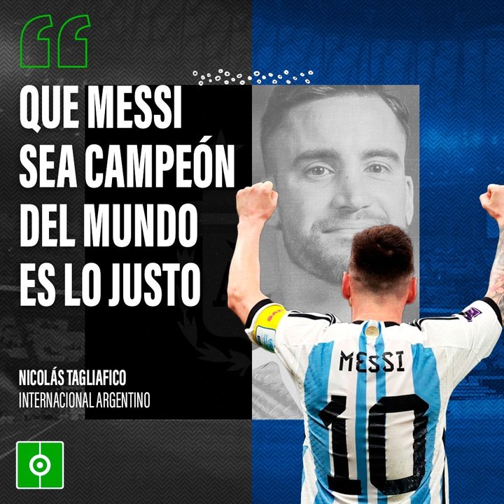 Tagliafico sobre Messi