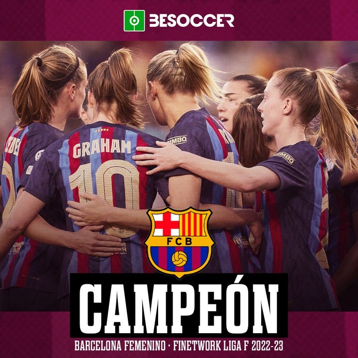 Barcelona Femenino, campeón de la Liga