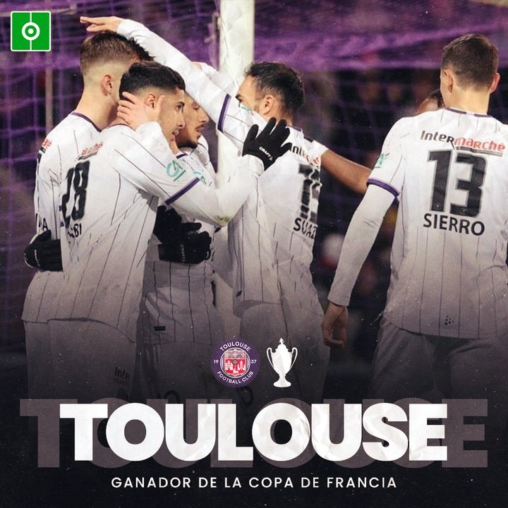 Toulouse, ganador copa francia