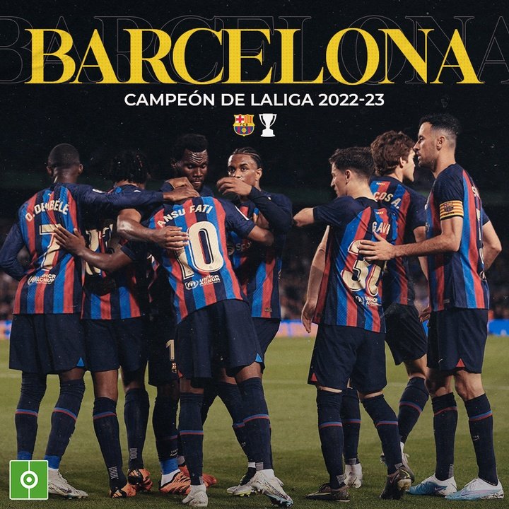 Barcelona, campeón de LaLiga 2022 23