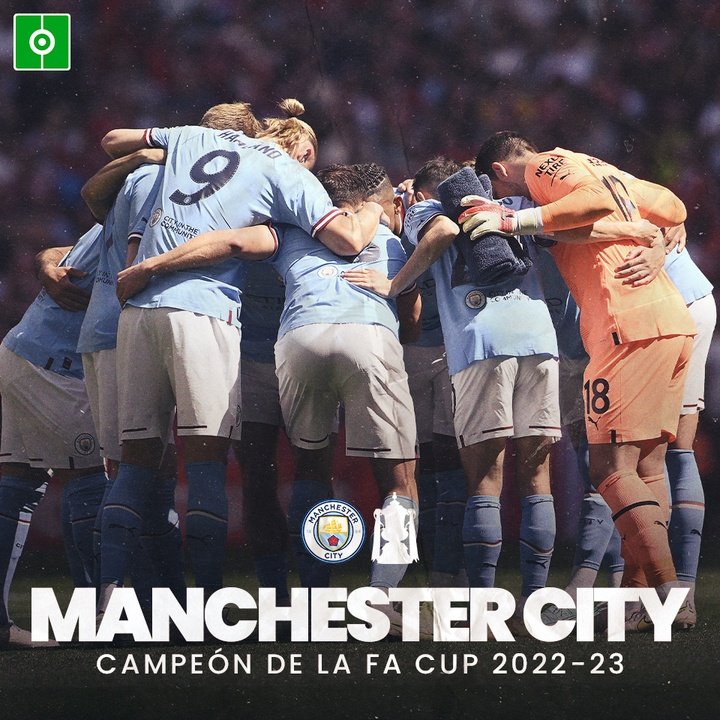 Manchester City Campeón de la FA Cup 2023