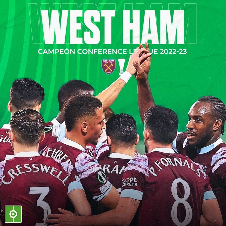 West Ham, campeón de la Conference League 2022-23