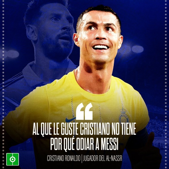 Cristiano, sobre su rivalidad con Messi