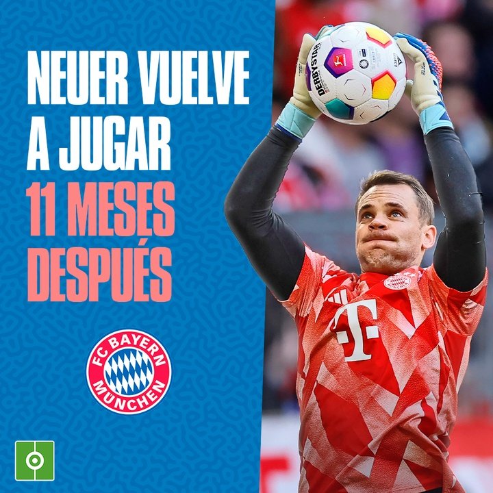 Neuer vuelve a jugar