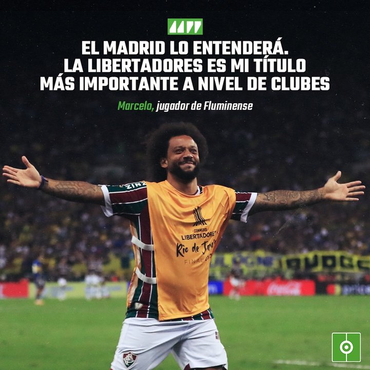 Marcelo, tras ganar la Libertadores