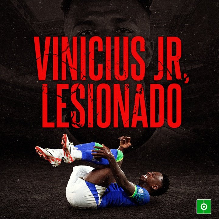 Vinicius Jr, lesionado