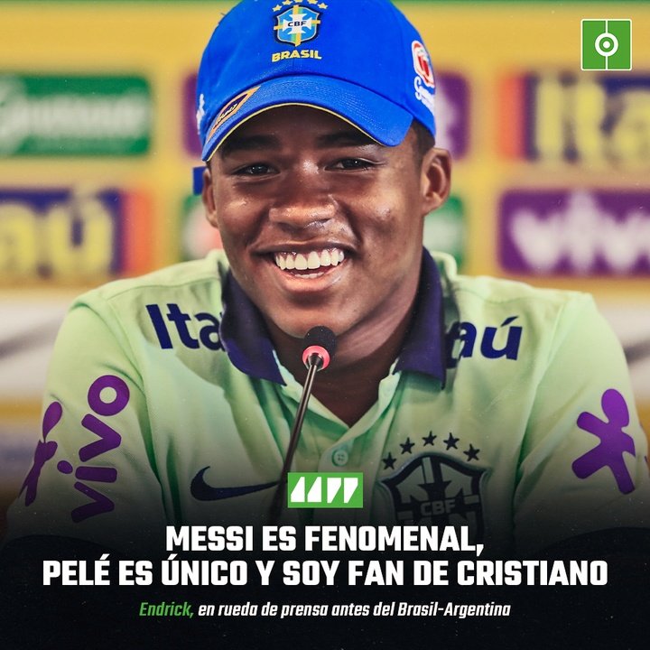 Frase de Endrick