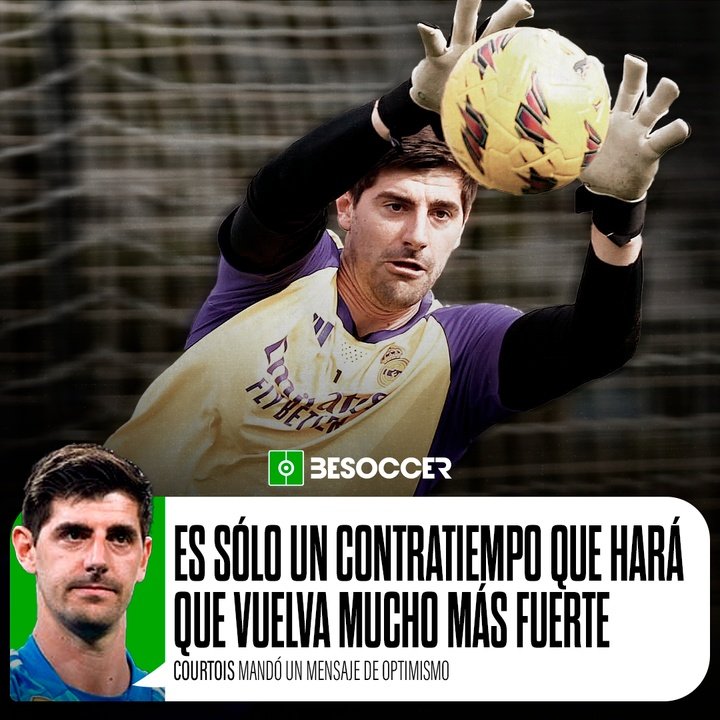 Courtois mandó un mensaje de optimismo