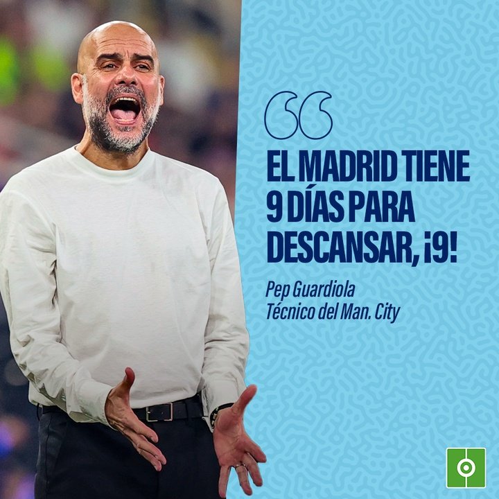 Guardiola se queja del calendario del Madrid