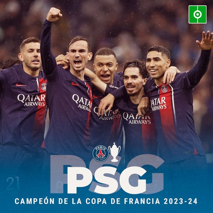 PSG, campeón de la Copa de Francia 23-24