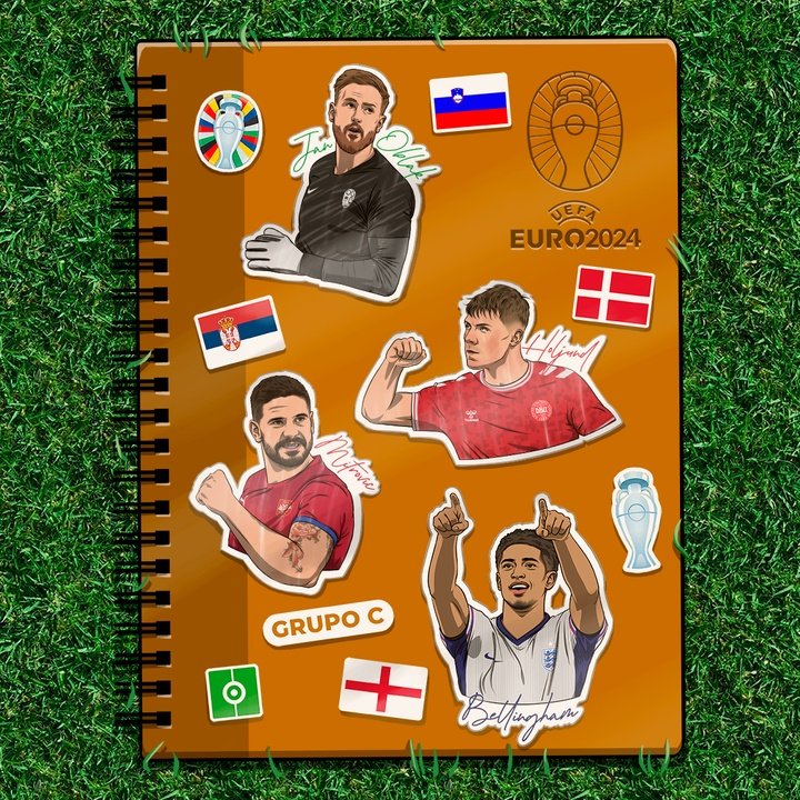Estrellas de la Eurocopa grupo C