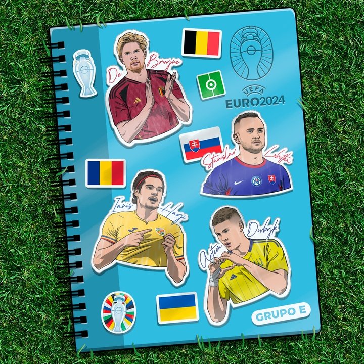 Estrellas de la Eurocopa grupo E