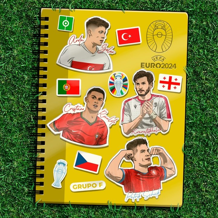 Estrellas de la Eurocopa grupo F