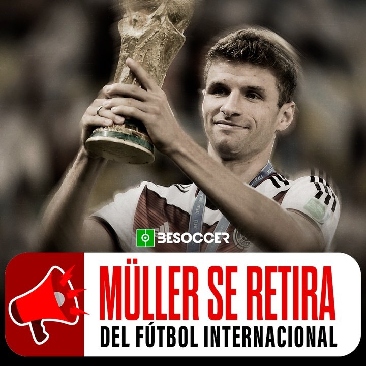 Müller se retira del fútbol internacional
