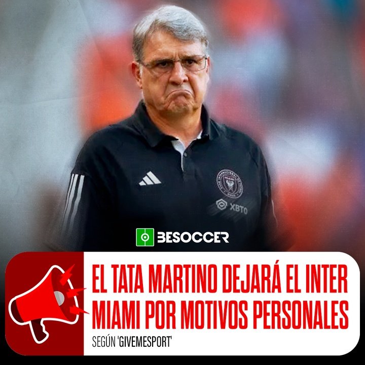 El Tata Martino dejará el Inter Miami por motivos p