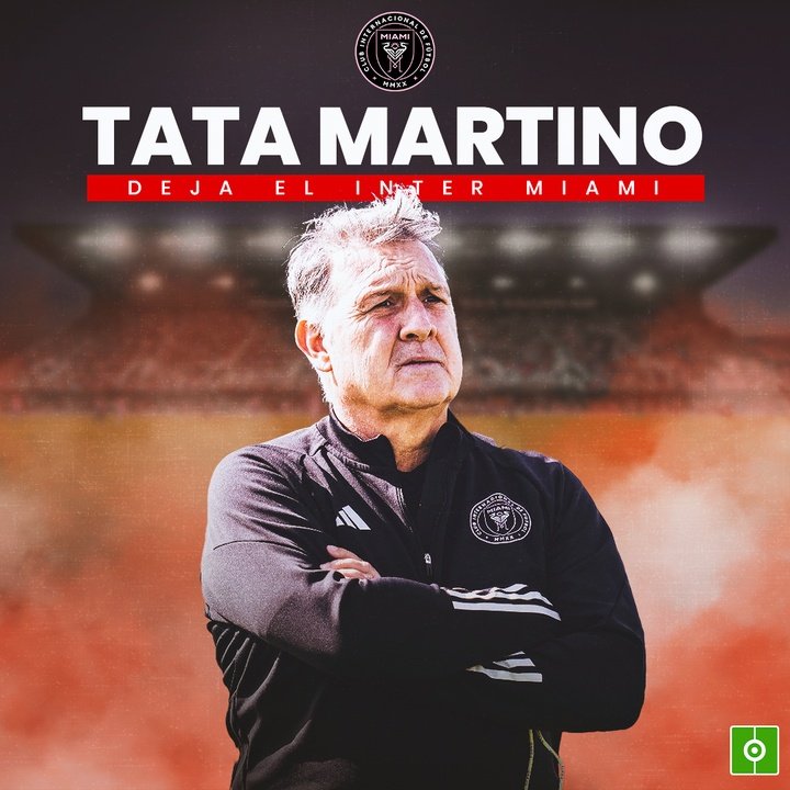 Tata Martino deja el Inter Miami