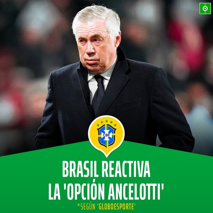 Brasil reactiva la 'opción Ancelotti'