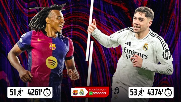 Kounde y Valverde, los fatigados del Clásico