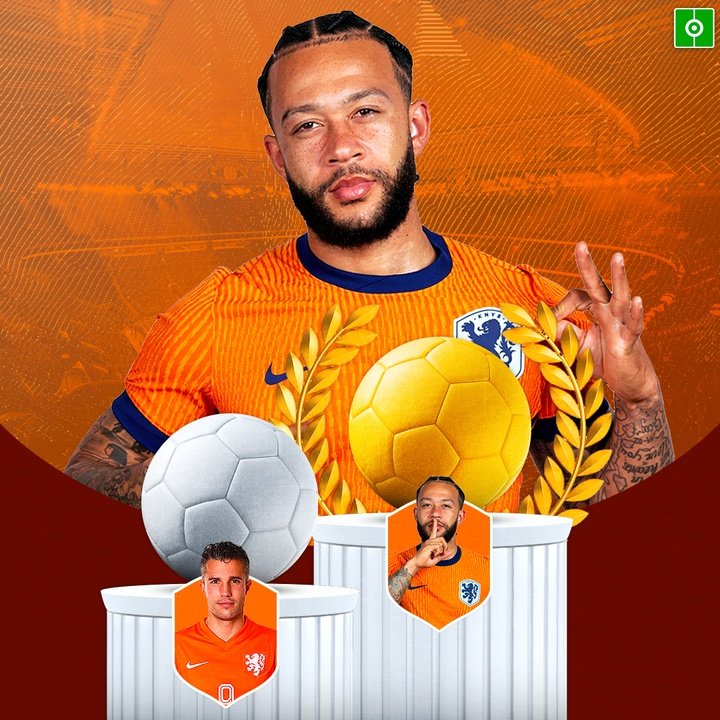 Memphis Depay 51 goles con Países Bajos