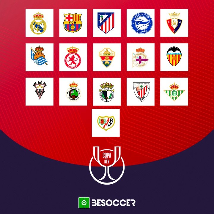 Clasificados Copa del Rey - 6 enero