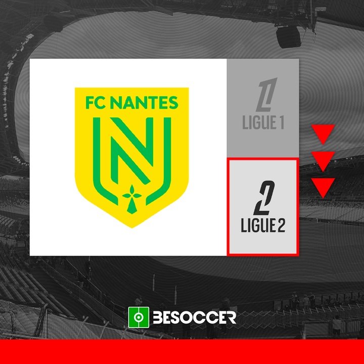 El Nantes desciende a Ligue 2