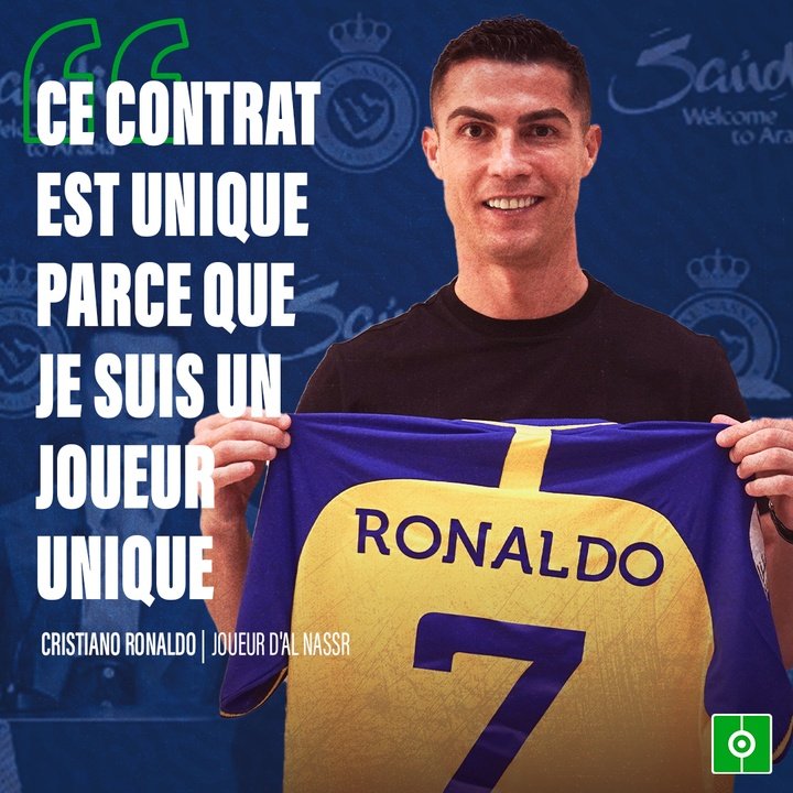 Ronaldo, à propos de son contrat avec Al Nassr