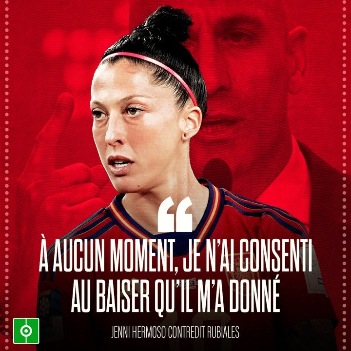 Jenni Hermoso contredit Rubiales
