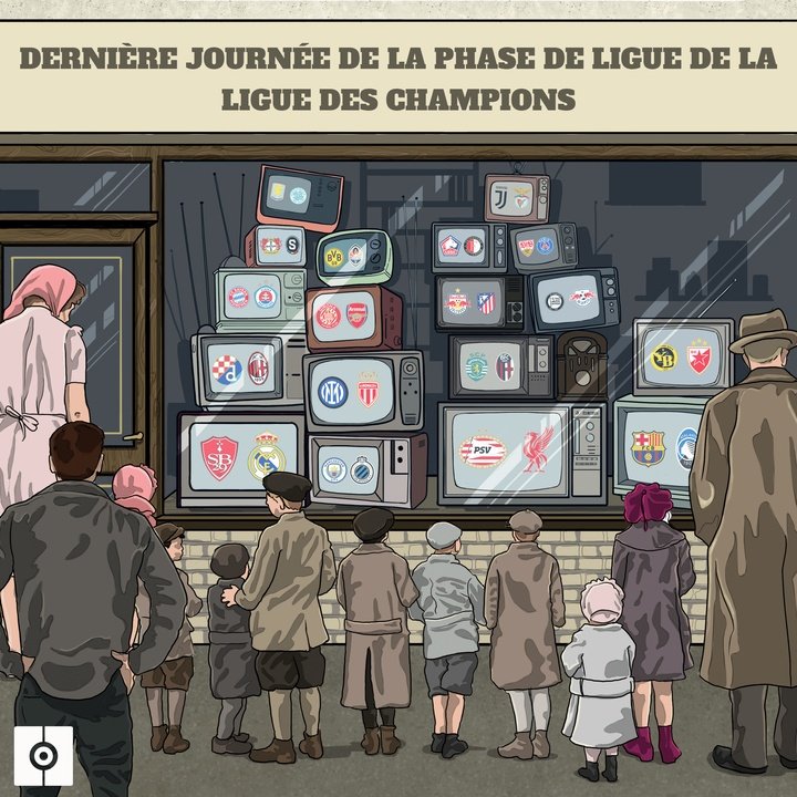 Dernière journée phase de ligue Champions