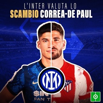 l'Inter valuta lo scambio Correa-De Paul, 11/05/2022