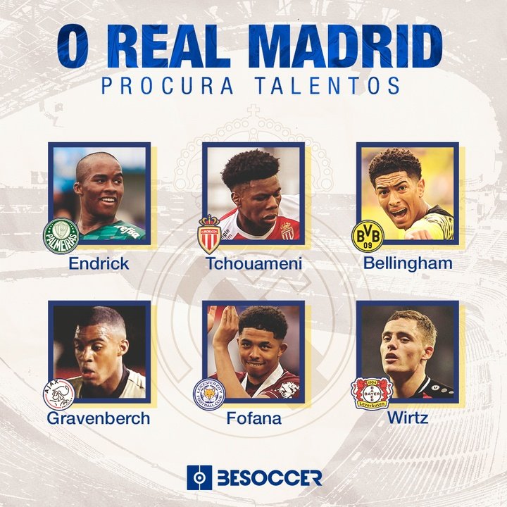 O Real Madrid está de olho neles