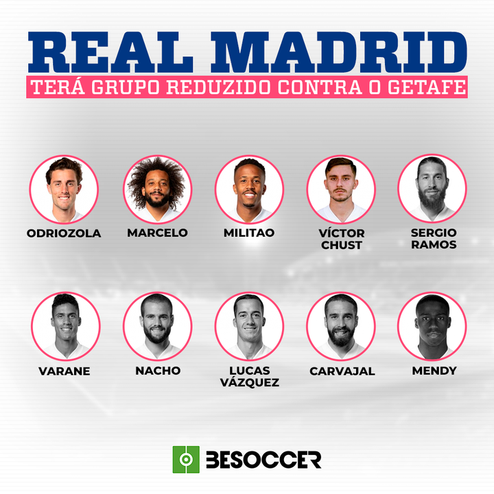 el madrid en cuadro a getafe