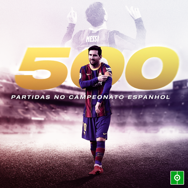 Messi 500 partidos LaLiga