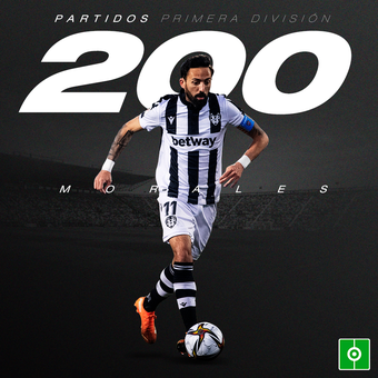 Morales, 200 partidos en Primera, 08/02/2022